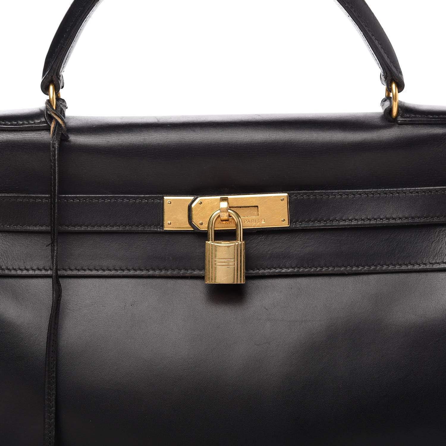 Hermes Box Kelly Retourne 32 Black 10 of 11