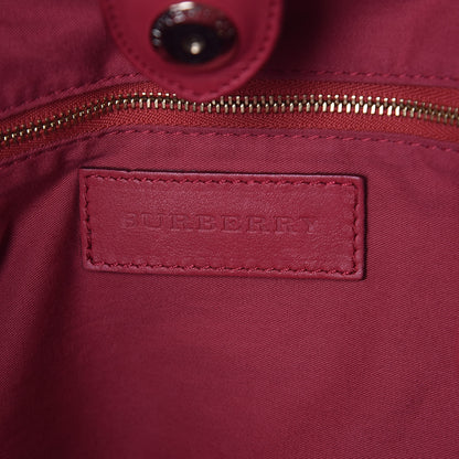 Burberry Haymarket Check Small Knots Canterbury Tote Pink 6 of 13