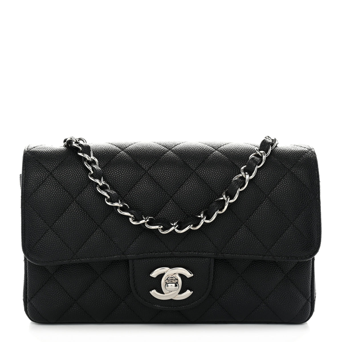 Chanel Caviar Quilted Mini Rectangular Flap Black 1 of 11