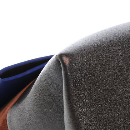 Celine Calfskin Suede All Soft Shoulder Bag Indigo 5 of 11