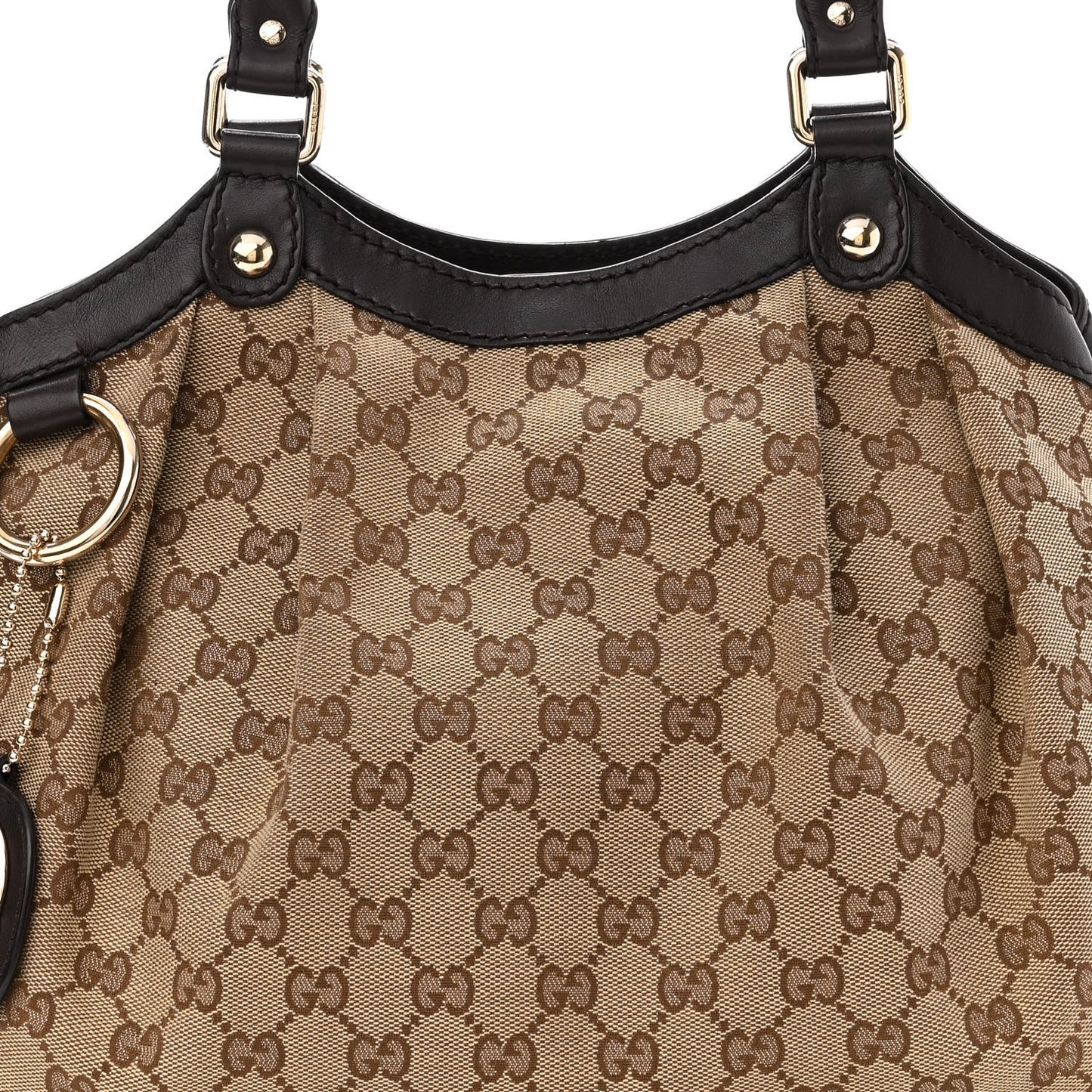 Monogram Medium Sukey Tote Dark Brown