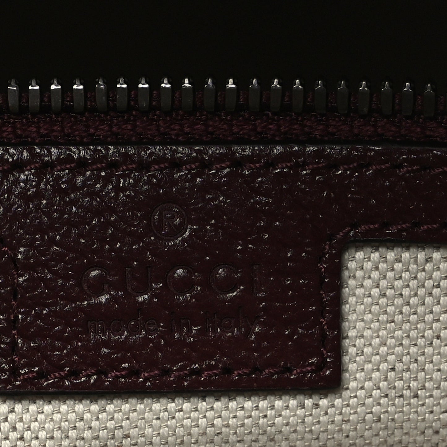 Monogram GG Mignon Textured Dollar Calfskin GG Supreme Monogram Quilted Medium Savoy Duffle Bag Burgundy Beige Ebony