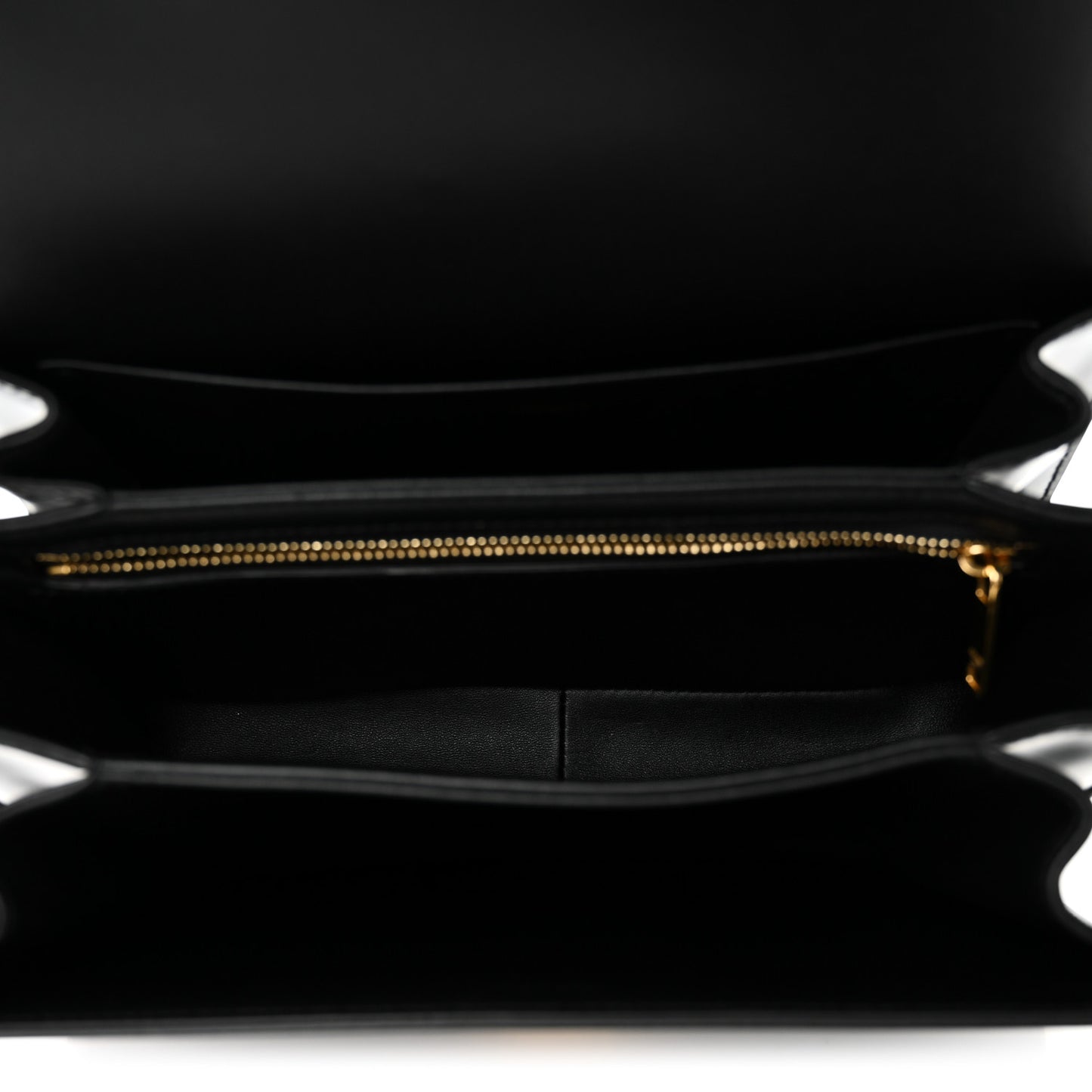 Shiny Calfskin Medium Triomphe Black