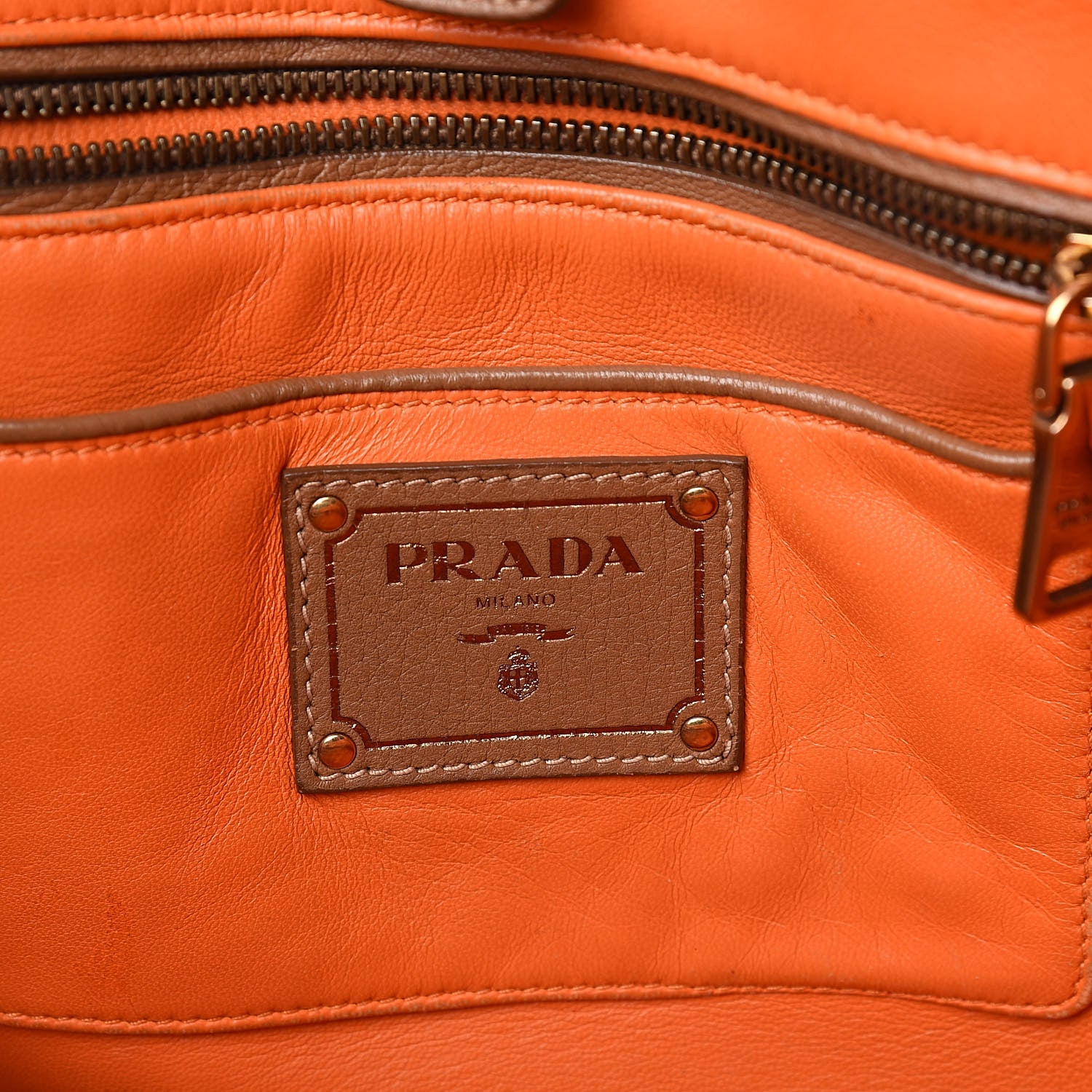 Prada Cervo Deerskin Fringe Tote Cammello 6 of 21
