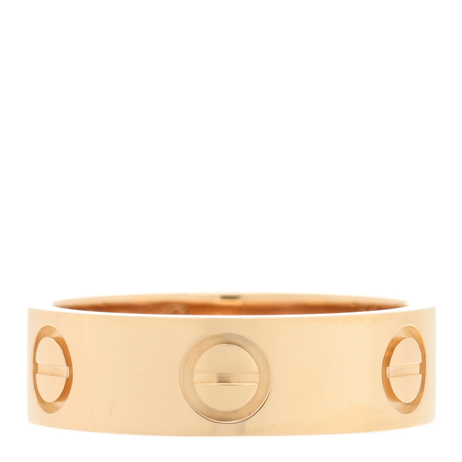 Cartier 18K Yellow Gold 5.5mm LOVE Ring 51 5.75 1 of 5