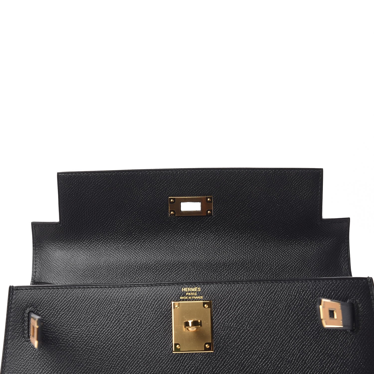Hermes Epsom Kelly Sellier 28 Black 16 of 37