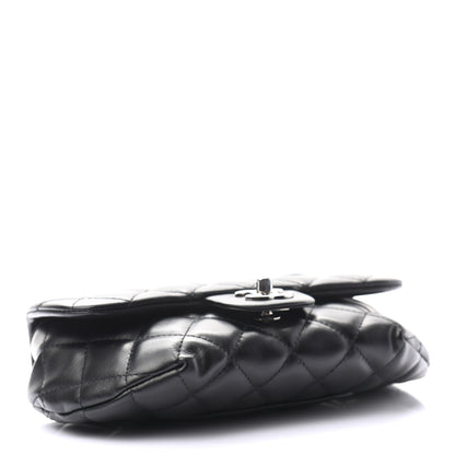 Chanel Calfskin Quilted CC Uniform Flap Belt Bag Black 3 of 9