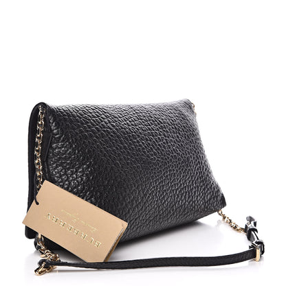 Burberry Signature Grain Medium Mildenhall Crossbody Bag Black 3 of 11