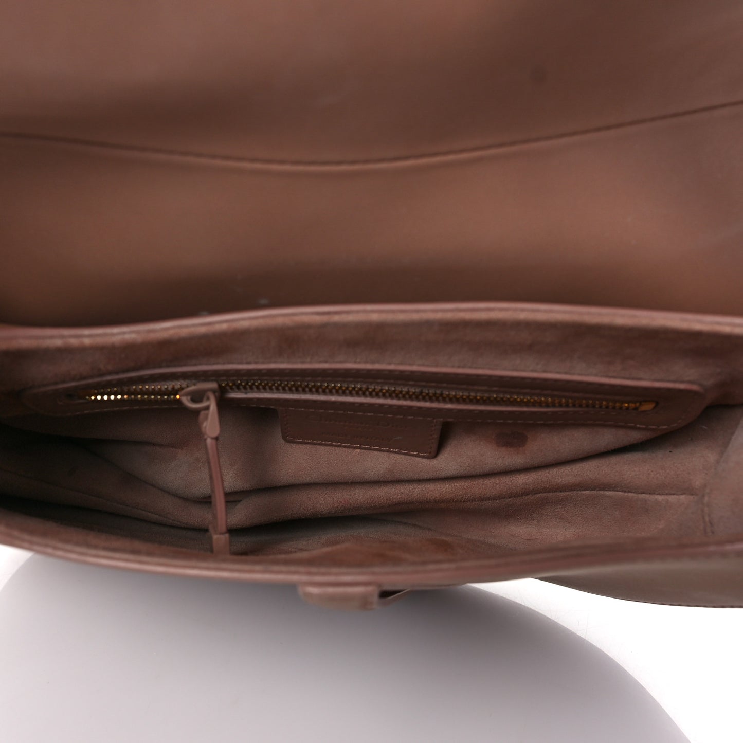 Ultra Matte Calfskin Saddle Bag Blush