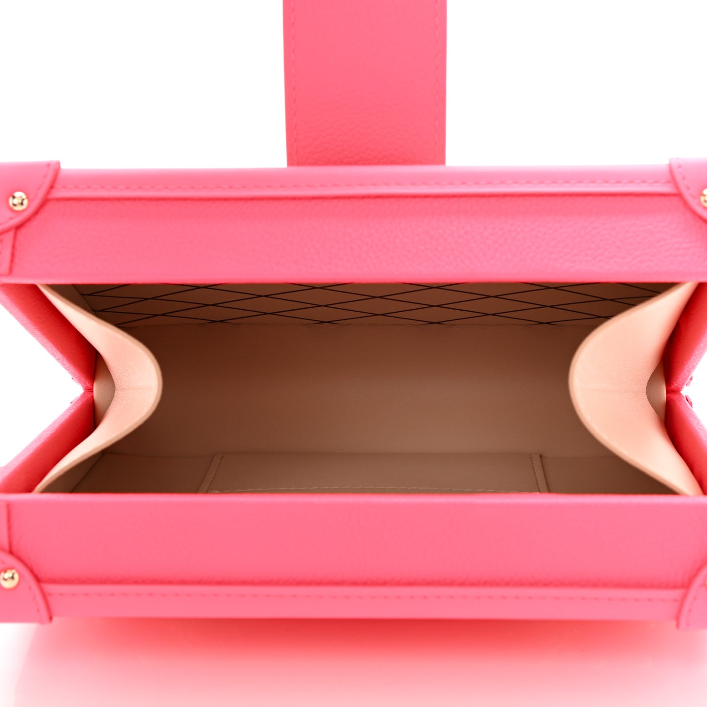 Monogram Tuffetage Petite Malle Rose Fluo