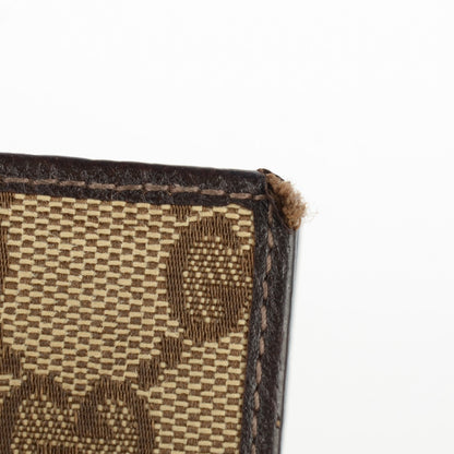 Gucci Monogram Abbey Continental Wallet Dark Brown 8 of 8