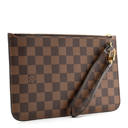 Louis Vuitton Damier Ebene Neverfull MM GM Pochette 3 of 9