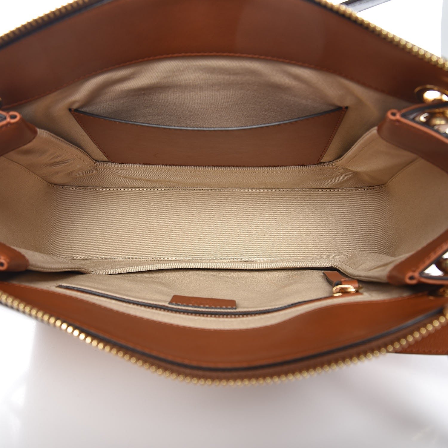 Chloe Glossy Lambskin Medium Roy Bag Caramel 6 of 10
