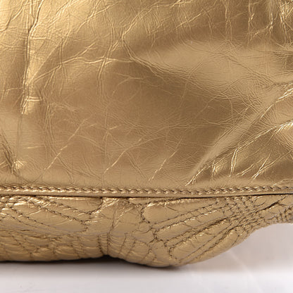 Chanel Calfskin Embroidered Ca D’Oro Tote Gold 14 of 14