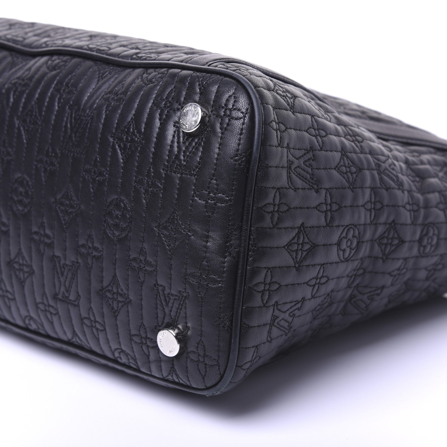 Louis Vuitton Monogram Lambskin Antheia Ixia MM Black 7 of 14