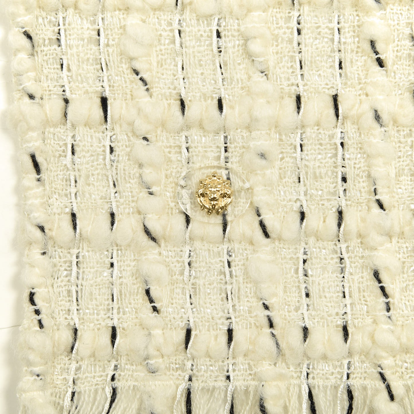 Fantasy Tweed Scarf Ivory