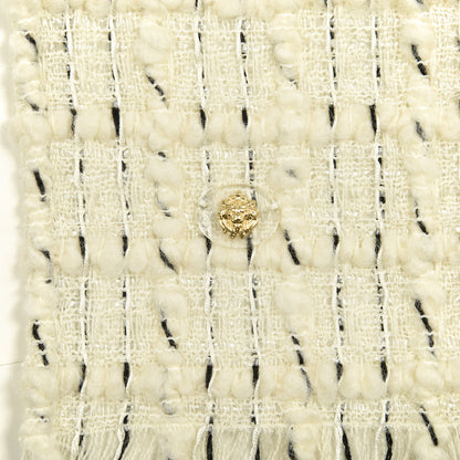 Chanel Fantasy Tweed Scarf Ivory 3 of 5