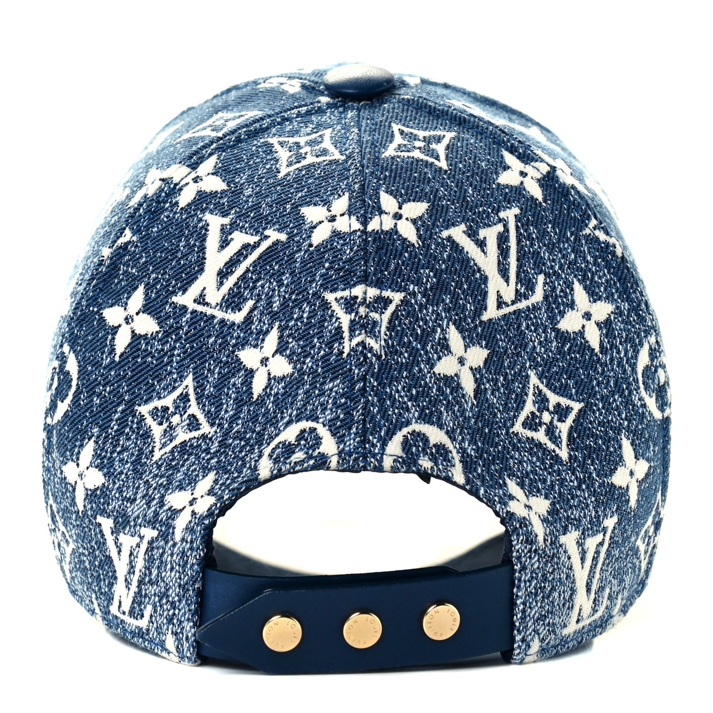 Monogram Jacquard Cap L Blue