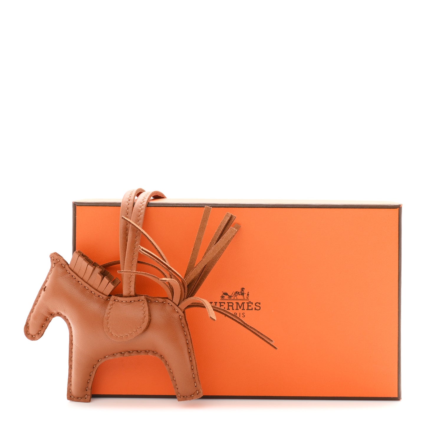 Milo Lambskin Grigri Rodeo Horse Bag Charm PM Gold
