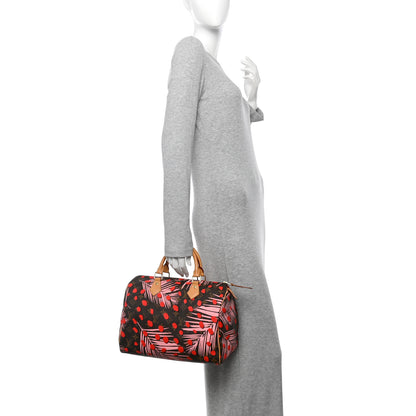 Louis Vuitton Monogram Jungle Dots Speedy 30 Sugar Pink Poppy 2 of 12