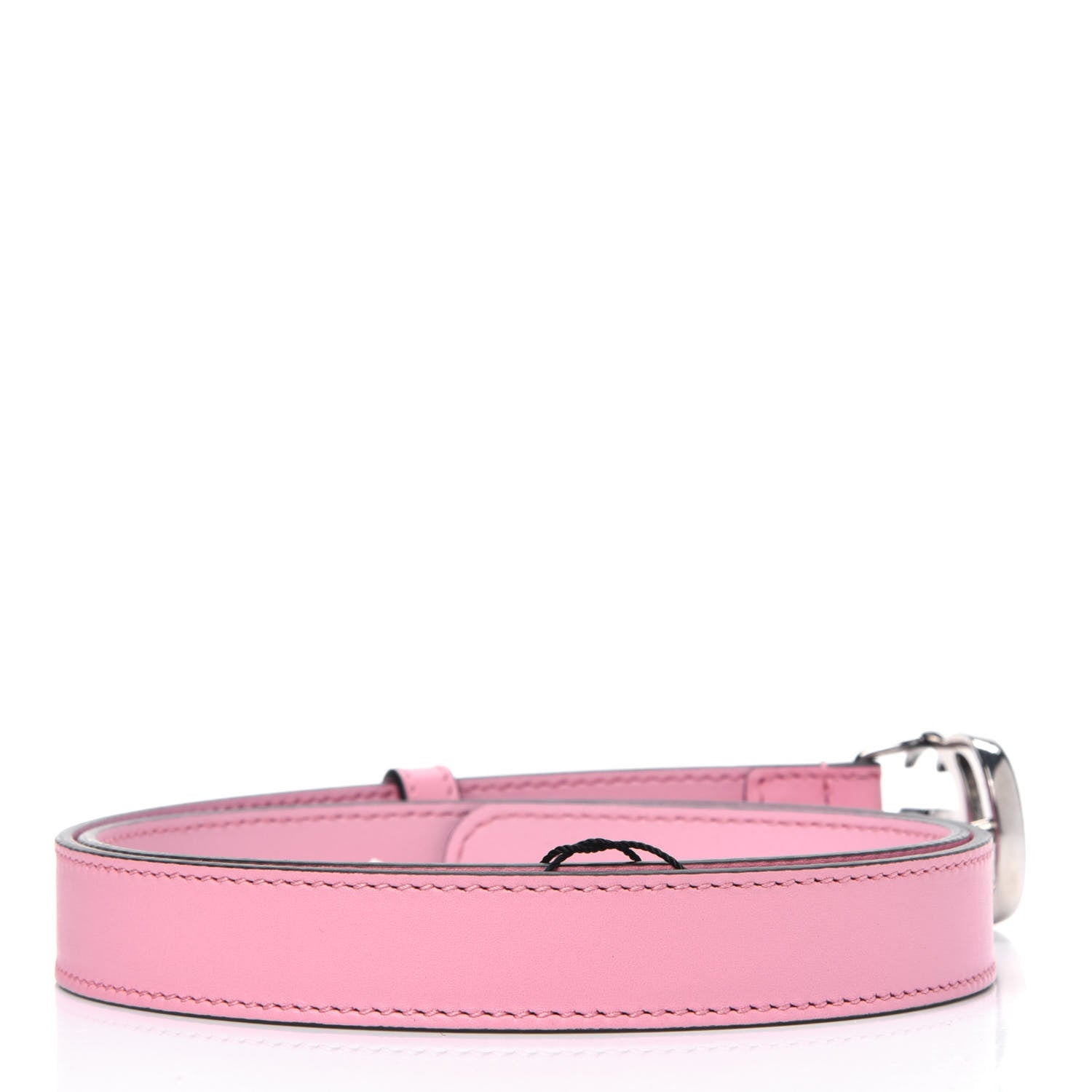 Gucci Moon Calfskin Palladium Double G 20mm Belt 75 30 Wild Rose 2 of 3