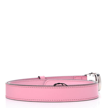 Gucci Moon Calfskin Palladium Double G 20mm Belt 75 30 Wild Rose 2 of 3