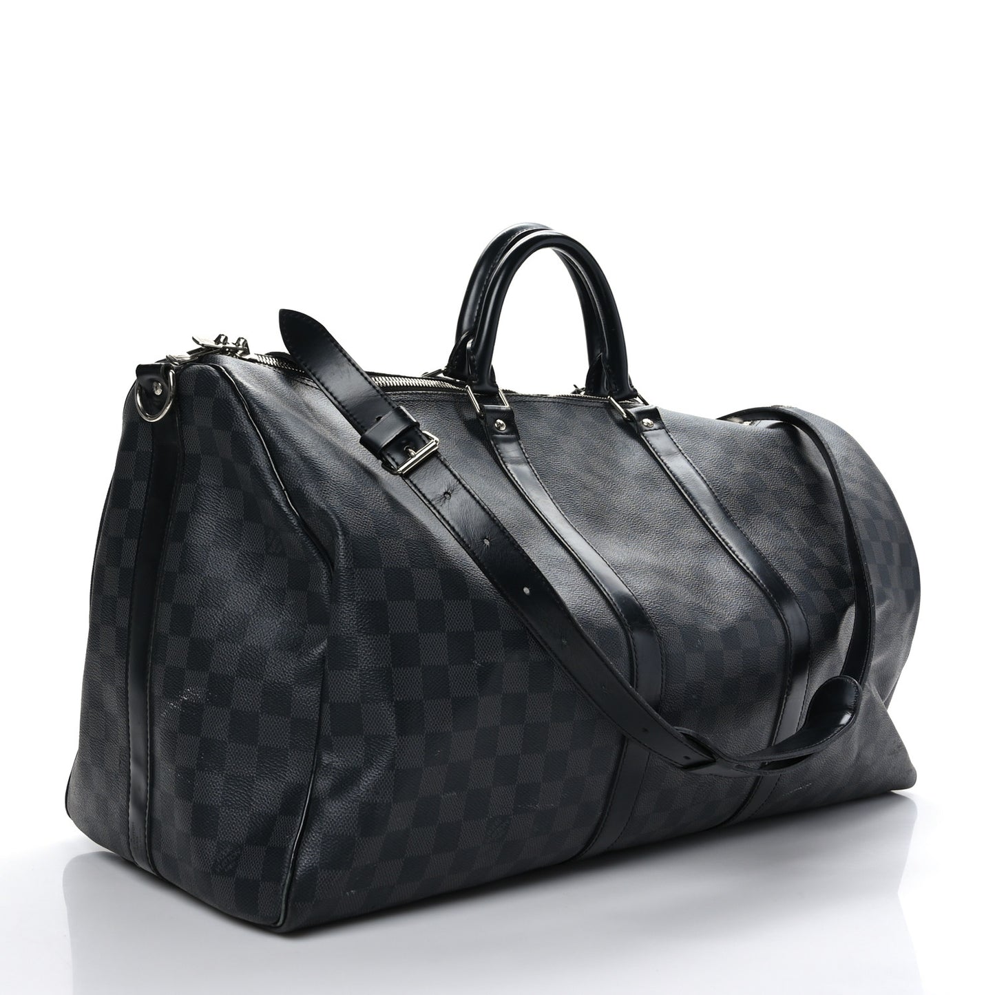 Damier Graphite Keepall Bandouliere 55