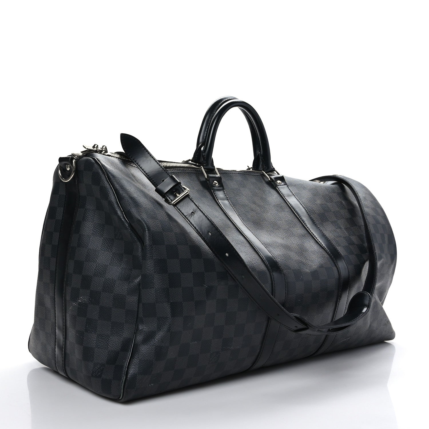 Louis Vuitton Damier Graphite Keepall Bandouliere 55 3 of 17