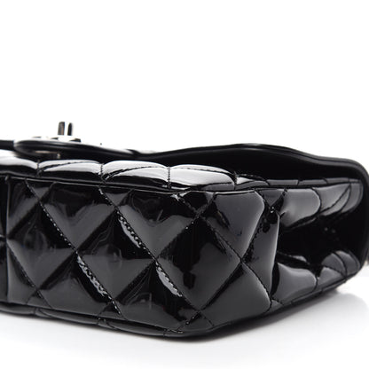 Chanel Patent Quilted Small Coco Shine Flap Black 7 of 10