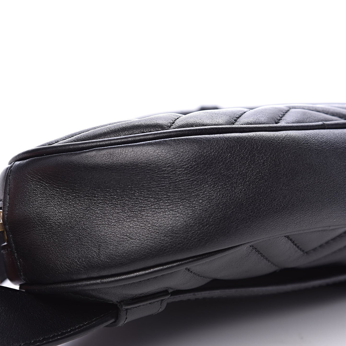 Calfskin Matelasse GG Marmont Belt Bag 85 34 Black