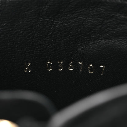 Chanel Calfskin Quilted CC Logo Mid Calf Boots 35 Black 9 of 11