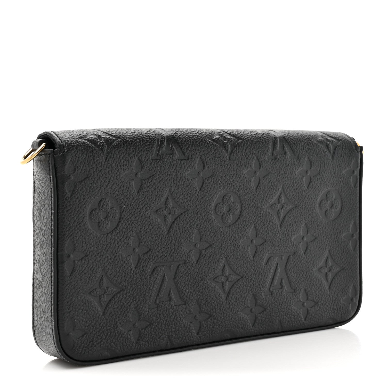 Louis Vuitton Empreinte Pochette Felicie Chain Wallet Black 4 of 12