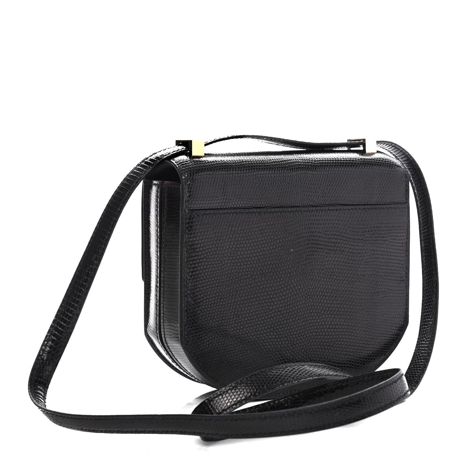 Hermes Lizard Mosaique Au 24-17 Black 2 of 4
