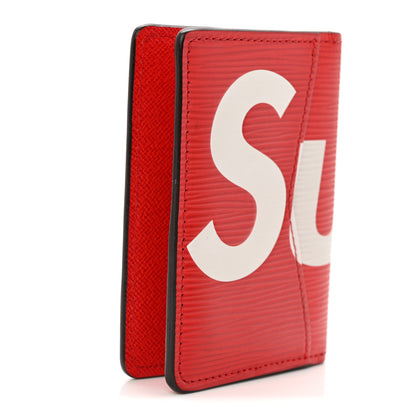 Louis Vuitton X SUPREME Epi Pocket Organizer Red 3 of 6
