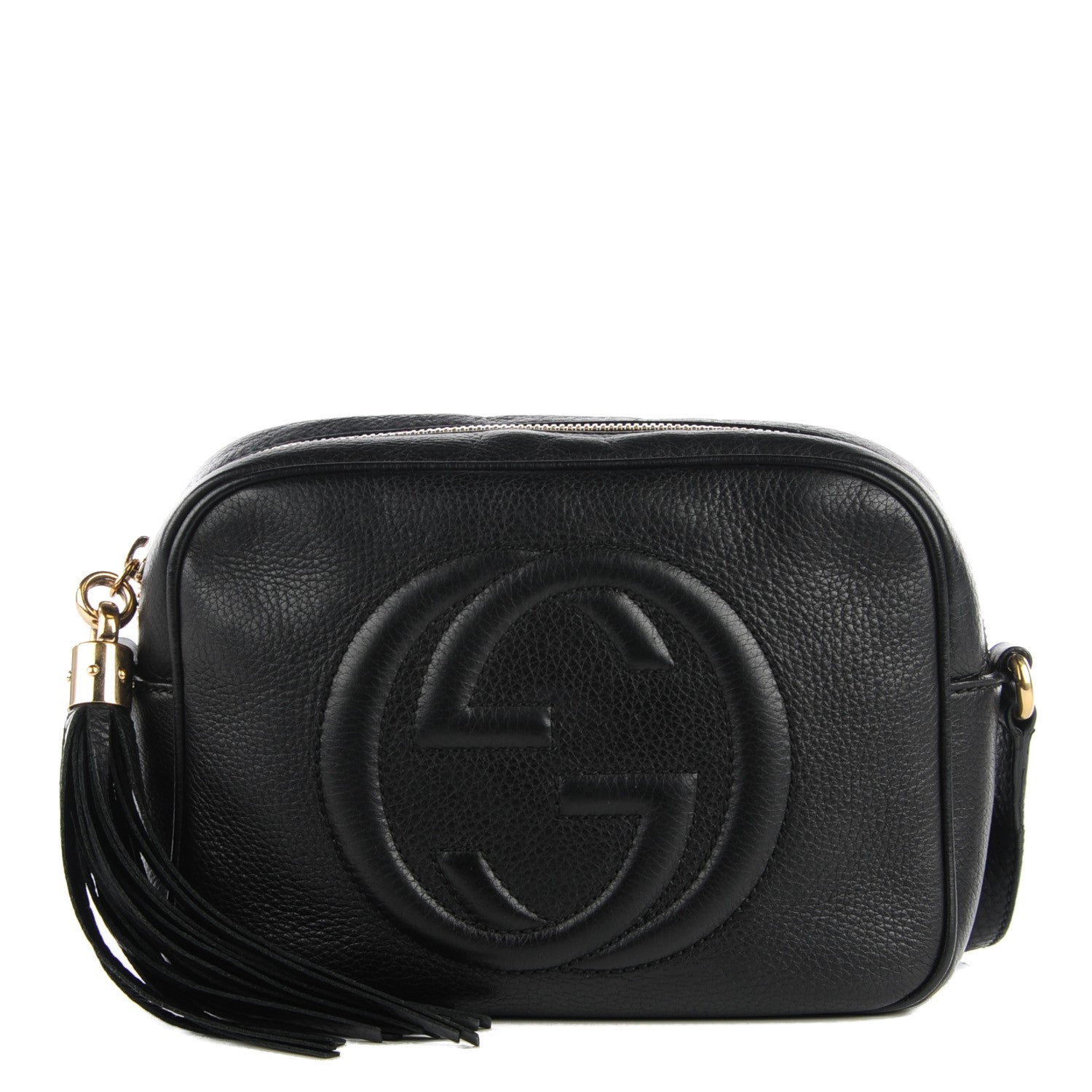 Gucci Pebbled Calfskin Small Soho Disco Bag Black 1 of 7