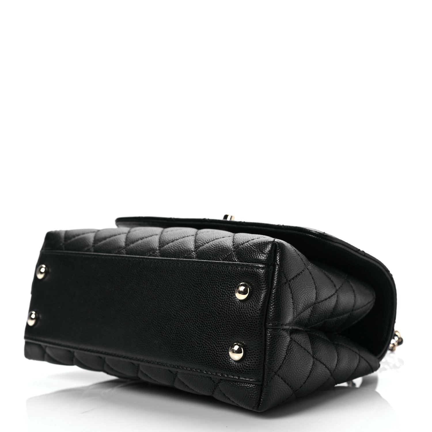 Chanel Caviar Quilted Mini Coco Handle Flap Black 8 of 8