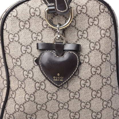 Gucci GG Plus Monogram Medium Tattoo Heart Joy Boston Brown 10 of 11
