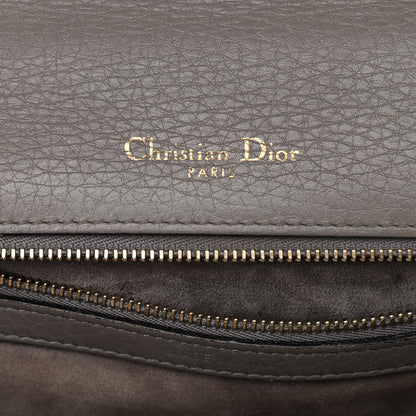 Christian Dior Grained Calfskin Medium Diorama Flap Bag Gris 6 of 14
