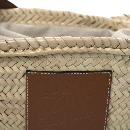 Loewe Leaf Palm Calfskin Mini Drawstring Bucket Bag Natural Tan 7 of 11