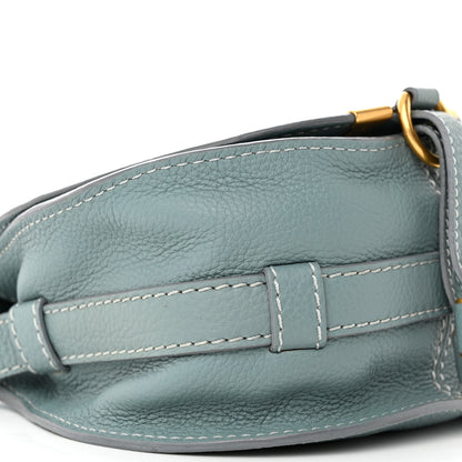 Chloe Grained Calfskin Small Marcie Saddle Bag Fresh Mint 9 of 11