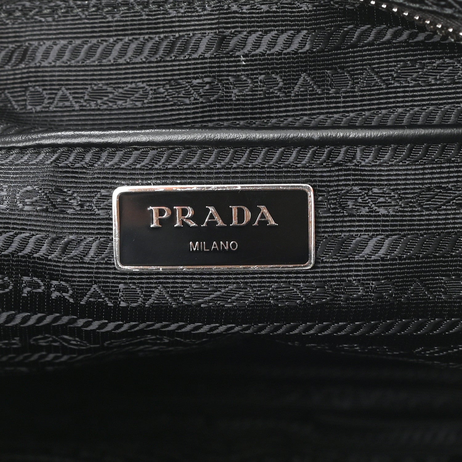 Prada Tessuto Nylon Vitello Backpack Black 6 of 8
