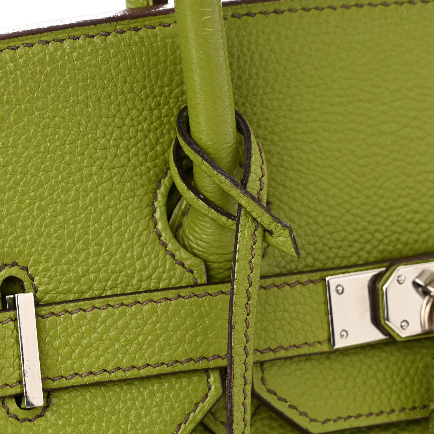 Togo Birkin 35 Vert Anis