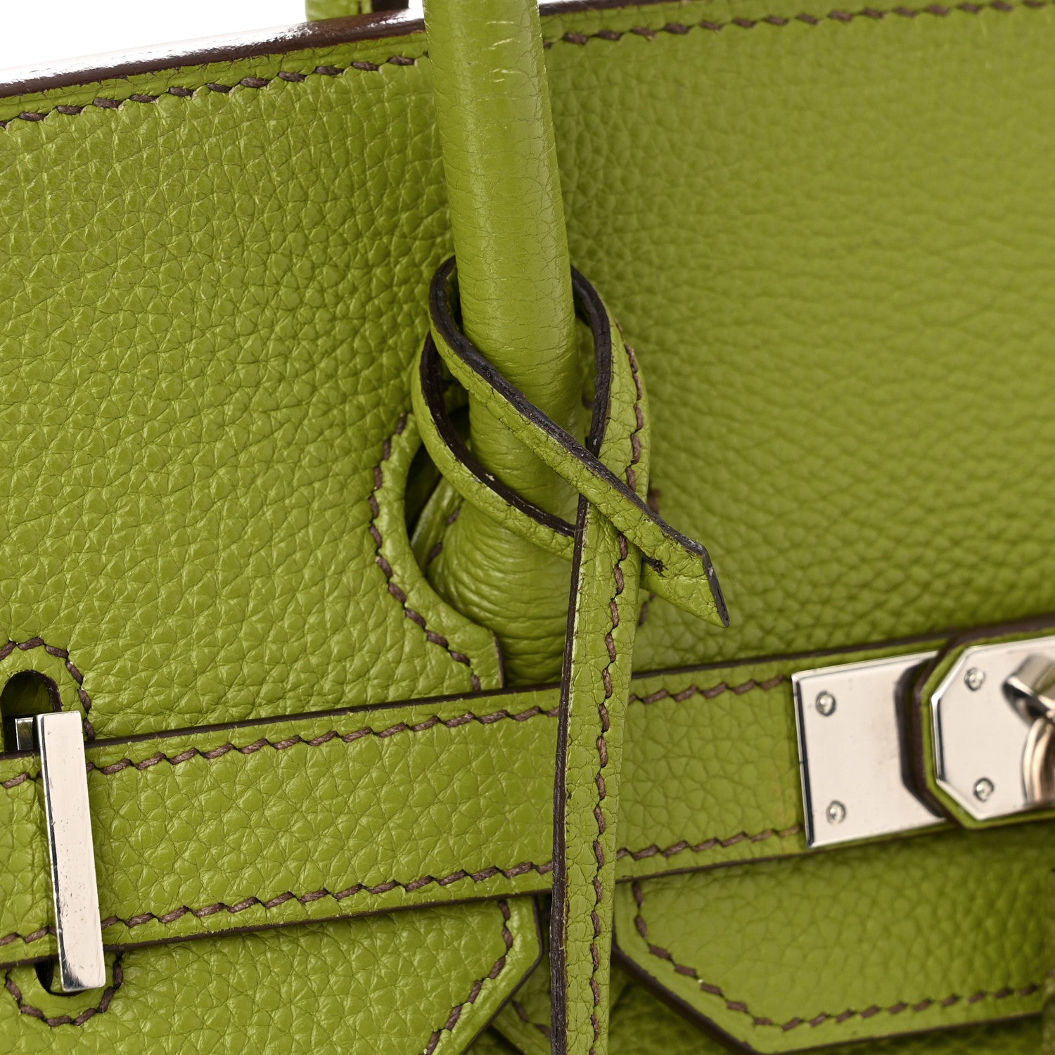 Hermes Togo Birkin 35 Vert Anis 19 of 24