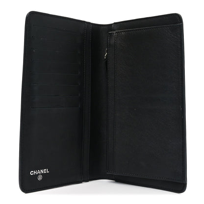 Chanel Caviar Sevruga Yen Wallet Black 5 of 9