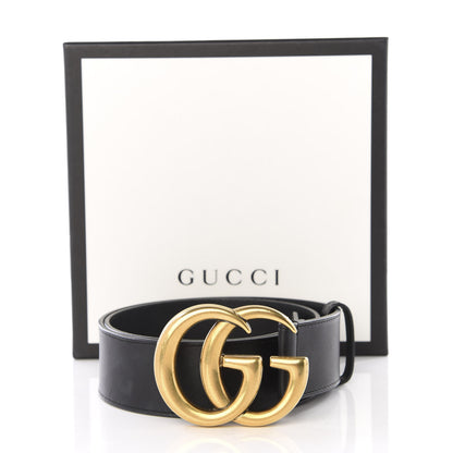 Gucci Calfskin Double G 40mm Belt 70 28 Black 6 of 6