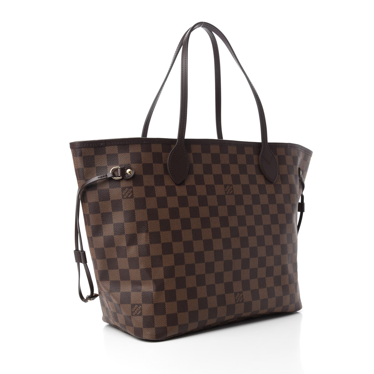 Louis Vuitton Damier Ebene Neo Neverfull MM Rose Ballerine 3 of 10