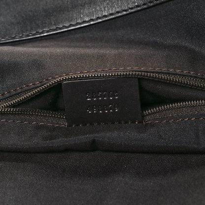 Gucci Monogram Denim Large Tote Brown 10 of 10