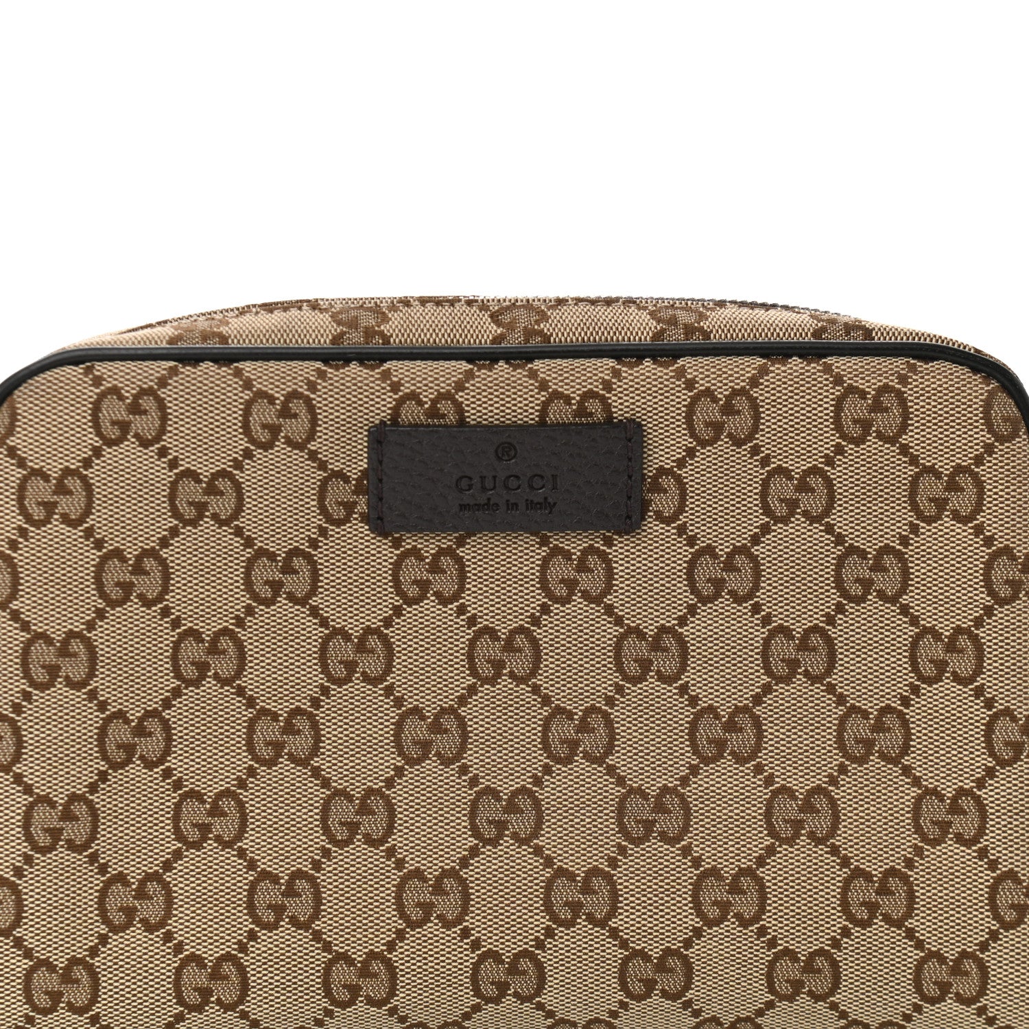 Gucci Monogram Belt Bag Dark Brown 10 of 10