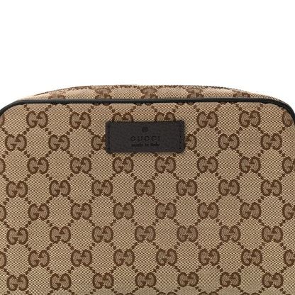 Gucci Monogram Belt Bag Dark Brown 10 of 10