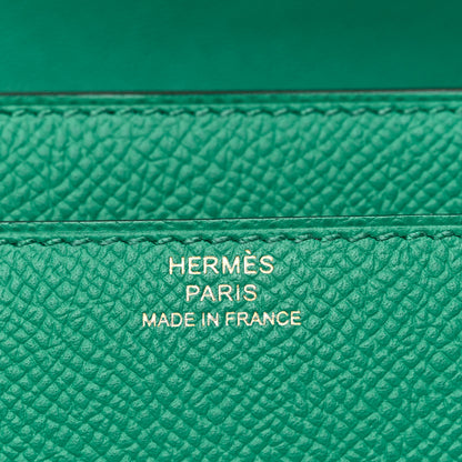 Hermes Epsom Constance Long To Go Wallet Vert Vertigo 6 of 11